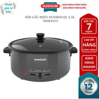 Nồi lẩu điện đa năng Sunhouse SHD4523 3.5L - bảo hành chính hãng 12 tháng