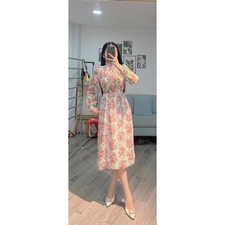 Đầm zara cổ thun