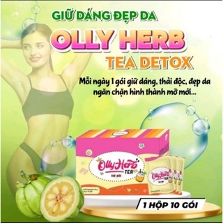 Trà Bứa Olly Herb - Tea detox vị bí đao - Dạng 1hộp 10gói / hỗ trợ giảm cân