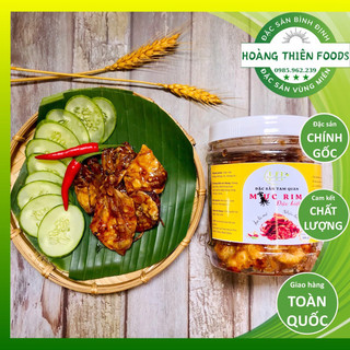 Mực ngào bình định, mực rim bình định 300g/150g - đặc sản bình định - hoàng thiên foods