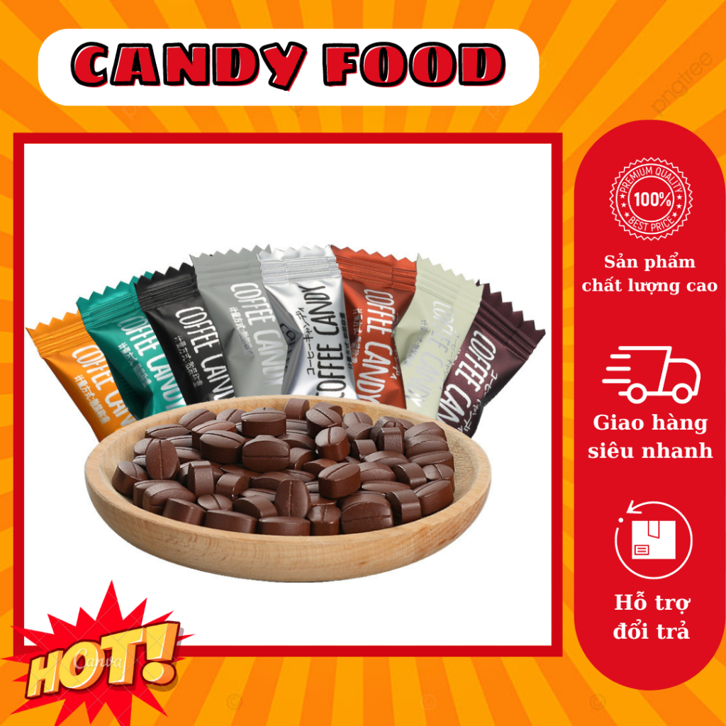 Kẹo Cafe không đường giảm cân mix vị 500g CANDY FOOD MH001