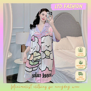 [HCM] ĐẦM LỤA XƯỚC IN 5D - LTD.FASHION - ĐẦM HAI DÂY, ĐẦM CỔ V, ĐẦM PHỐI REN