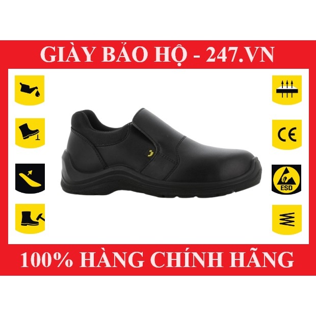 Giày bảo hộ lao động nam⚡ FREESHIP ⚡Giày Bảo Hộ Lao Động Safety Jogger Dolce, Da Chất Lượng Cao, Đế PU, Chống Đinh, Chốn