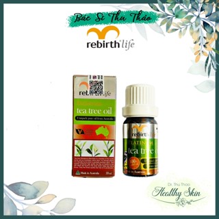 [10ml] Tinh dầu tràm trà dành cho da mụn Rebirth Life Platium Tea Tree Oil