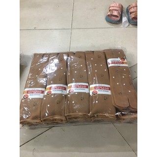 Combo 5 Đôi Vớ Da Chân Nữ [gót] Chất Liệu Thun Cotton 100%