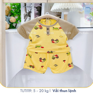 Bộ quần áo cộc tay Tuti Tuti baby 2024 cho bé từ  3-15kg, TUTI119
