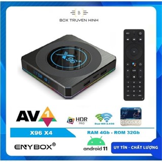 Android TV Box X96 X4 Remote giọng nói, S905X4, Ram 4GB, Bộ nhớ trong 32GB