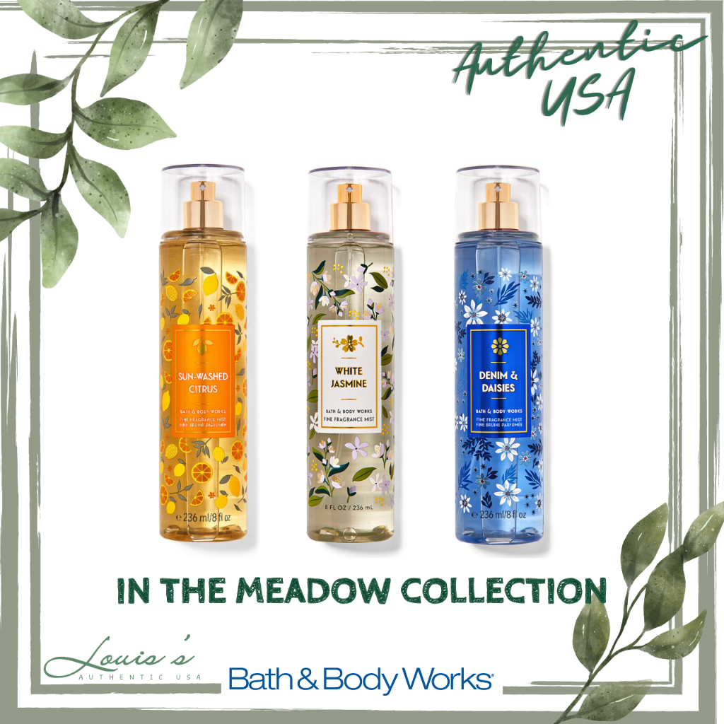 [ Mini ] SUN-WASHED CITR | DENIM & DAISIES | WHITE JASMINE - Body mist / Xịt thơm toàn thân B.BW Mỹ
