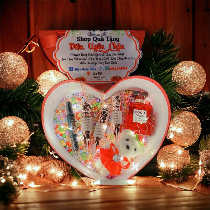 Combo quà Tặng Bạn Gái 8/3 ,20/10 Tặng Sinh Nhật
