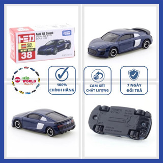 Xe mô hình Tomica Box Audi R8 Coupe. No.38. Tỷ lệ 1:62.