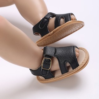 Giày Sandal Khóa Dán Chống Trượt Thời Trang Dành Cho Trẻ Sơ Sinh