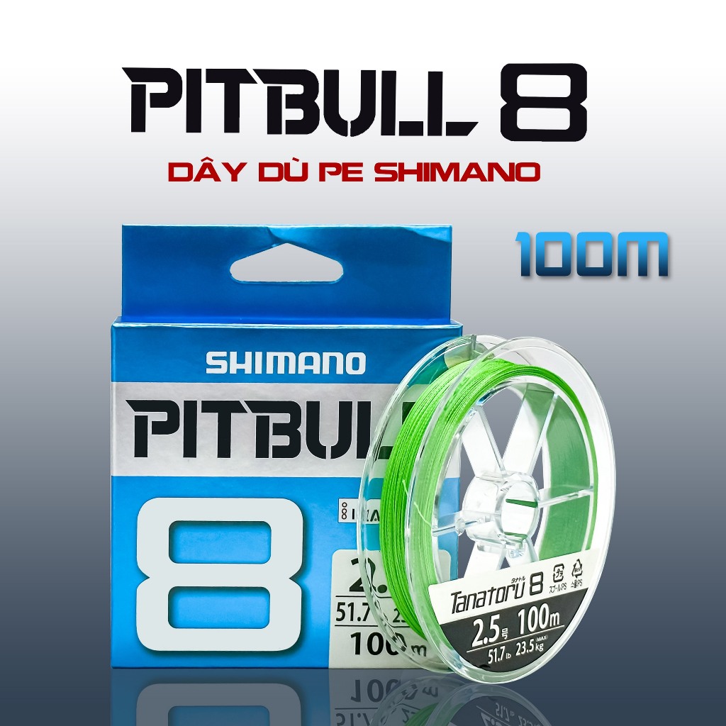 Dây Dù Câu Cá PE Pitbull X12 ( 150m )