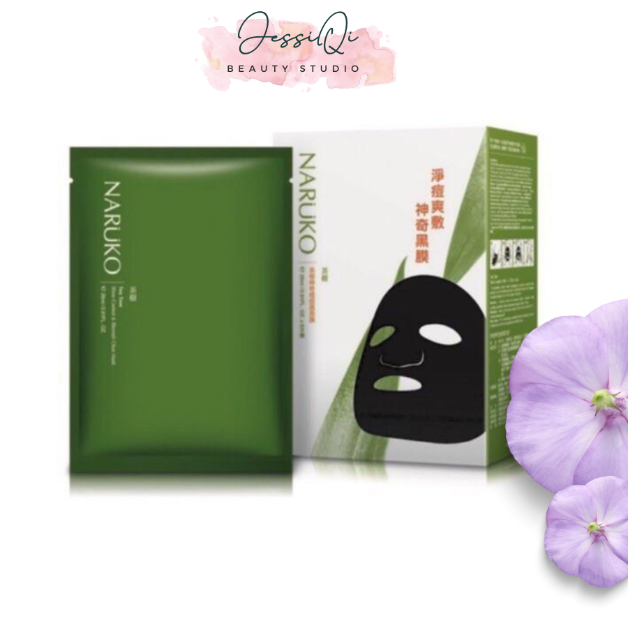[Freeship Hộp 8 miếng] Mặt nạ kiểm soát dầu và mụn trà tràm Naruko Tea Tree [NHẬP KHẨU CHÍNH HÃNG 10