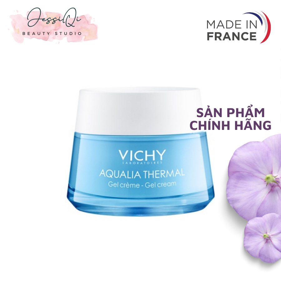 Kem dưỡng ẩm làm dịu cho da hỗn hợp Vichy Aqualia Thermal Rehydrating Gel Cream 50ml [NHẬP KHẨU CHÍN