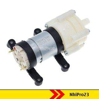Máy bơm nước mini 12v -3w rs385 bơm tăng áp mini tự mồi
