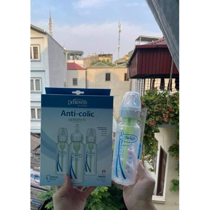 Bình sữa Dr Browns 250ml tách set 3