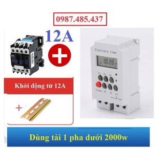 Công tắc hẹn giờ Kg316 T-II/ 25A 16 Timer hẹn giờ thời gian tuần công suất lớn