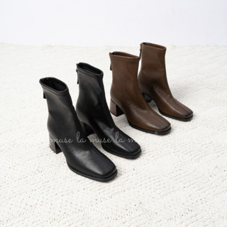  La Muse - Boots nữ cao gót Regi 