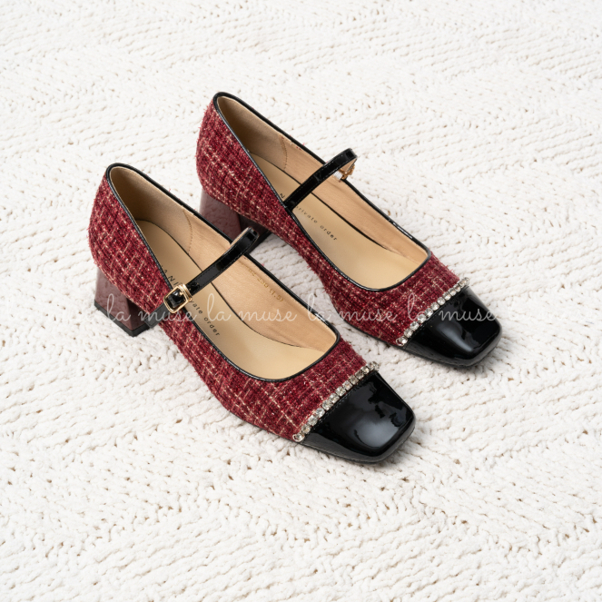 La muse - Giày maryjane cao gót Bloom