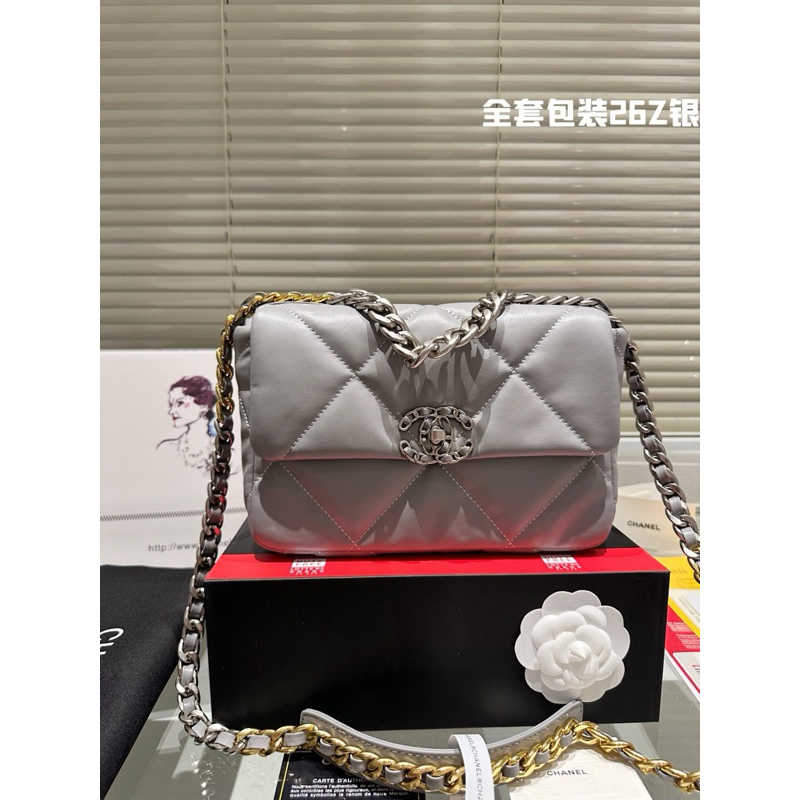 Túi CHA N E L C19 bag ô trám to fullbx