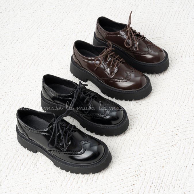 La muse - Giày nữ oxfords cao gót Timoz
