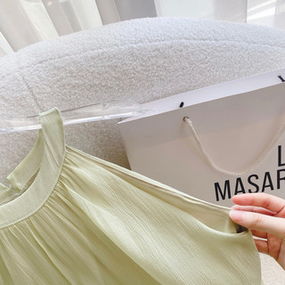 ĐẦM MAXI XANH CỔ YẾM