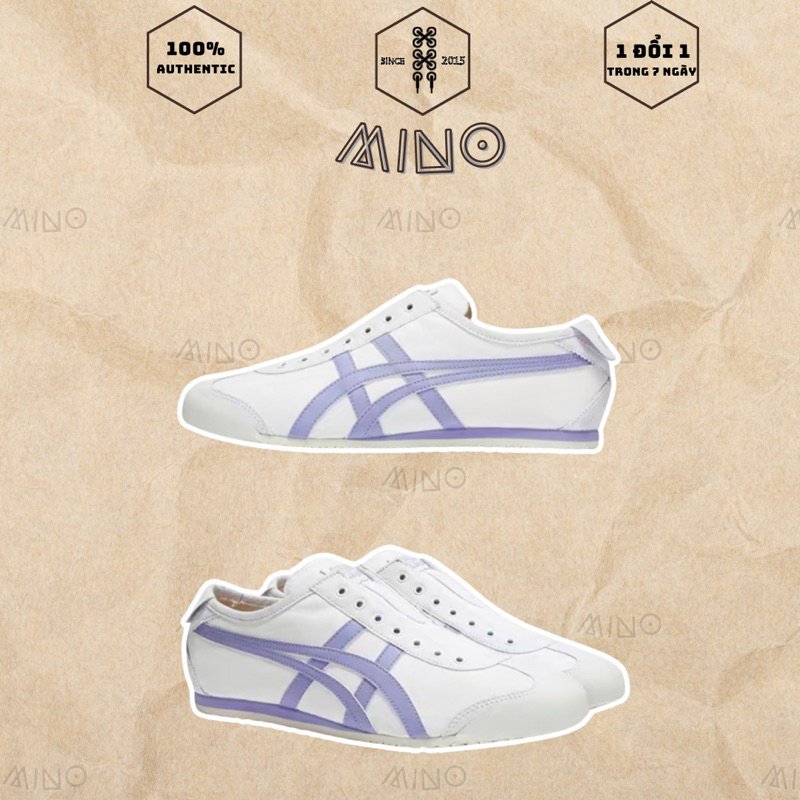 Giày Onitsuka Tiger Mexico 66 Slip On White Purple (1183B772-101)