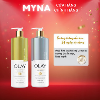 Kem dưỡng thể olay collagen b3 firming & hydrating body lotion 502ml_ bản mỹ