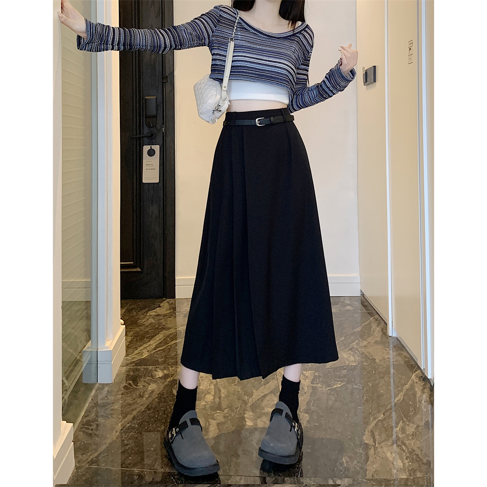 Chân Váy Dài Xếp Ly Cao Cấp Dày Mịn Dáng Trẻ Trung Hot Trend D0103 | BigBuy360 - bigbuy360.vn