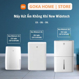 Máy hút ẩm không khí thông minh new widetech 18l - 30l điều khiển qua app điện thoại - hàng chính hãng bh 12 tháng