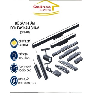  Bộ Đèn Led Cho Thanh Ray Nam Châm Âm Trần Cao Cấp Osram BH 2 Năm 