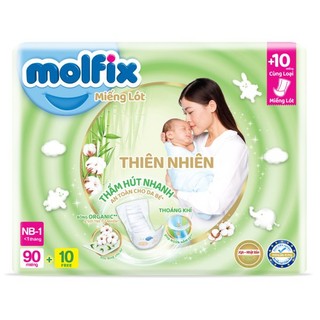 Miếng lót Molfix Thổ Nhĩ Kì thiên nhiên bông Organic Newborn 1 sơ sinh