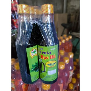 Siro Huỳnh Phát chai 500ml có đường đủ vị ( sâm dứa, dưa hấu, bạc hà, việt quốc, cam dâu...)