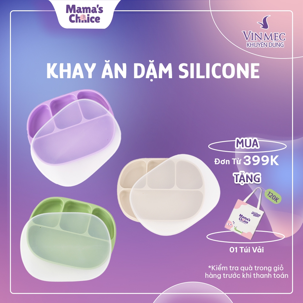 Khay Ăn Dặm Silicone Mama s Choice 2023