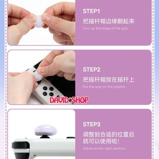 [GeekShare] Núm bọc analog Mewtwo (Pokémon) cao cấp cho Joy-Con – Nintendo Switch OLED, V1, V2, Lite