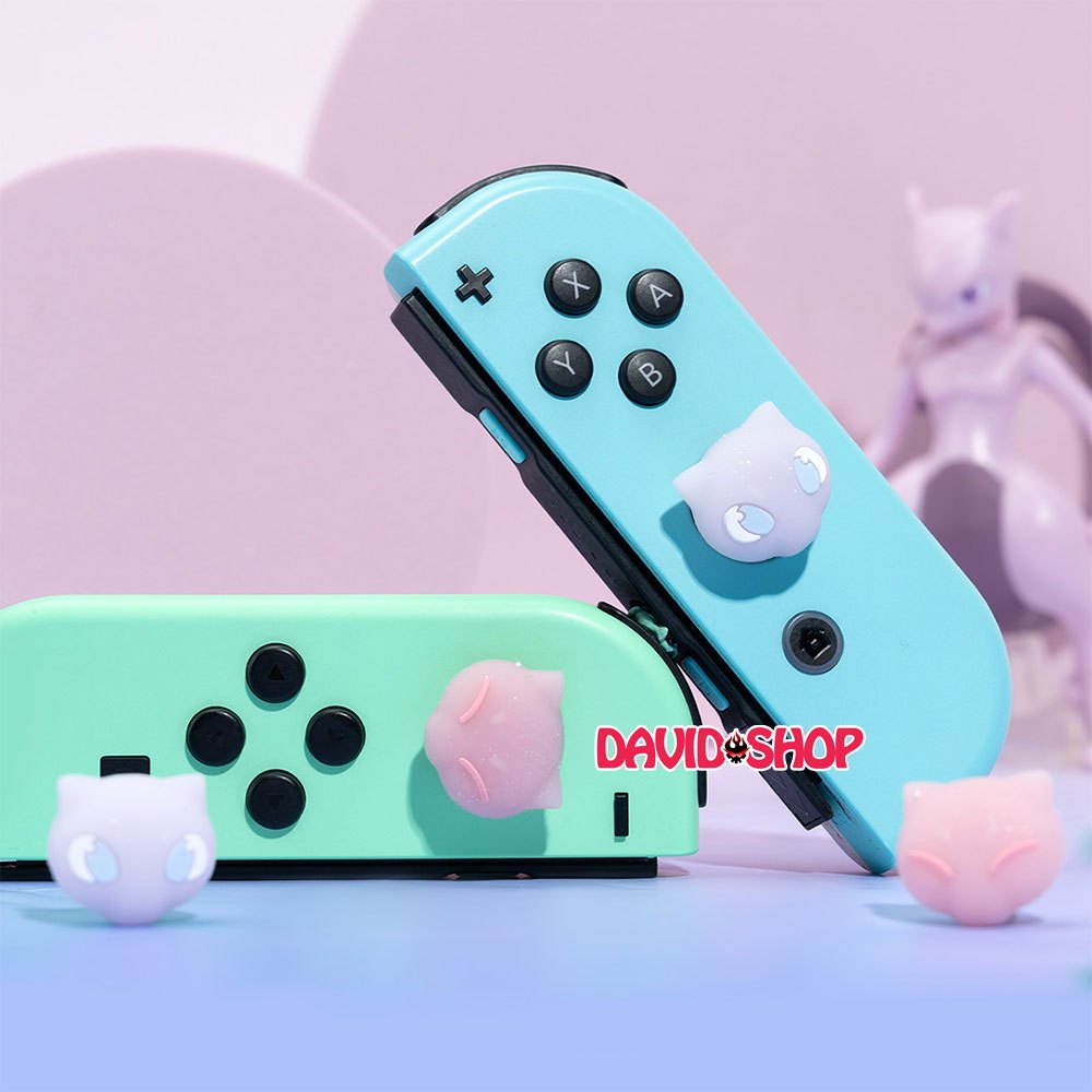 [GeekShare] Núm bọc analog Mewtwo (Pokémon) cao cấp cho Joy-Con – Nintendo Switch OLED, V1, V2, Lite