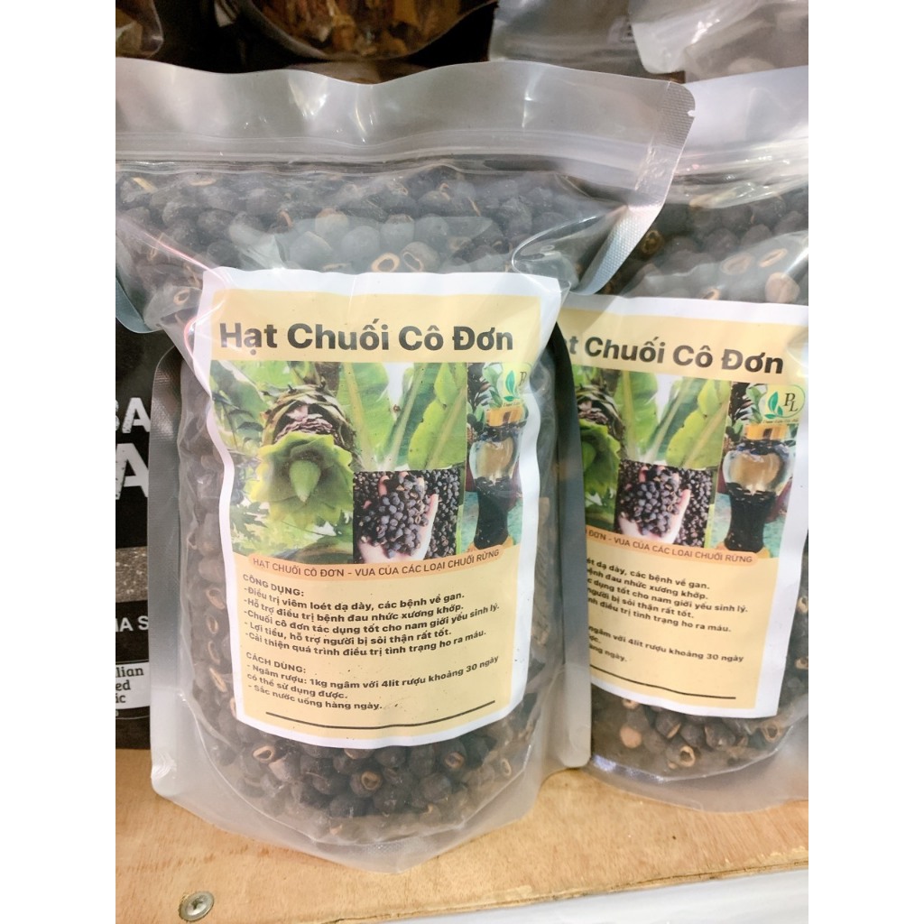 1KG HẠT CHUỐI HỘT RỪNG CÔ ĐƠN ( ĐẶC SẢN NINH THUẬN)