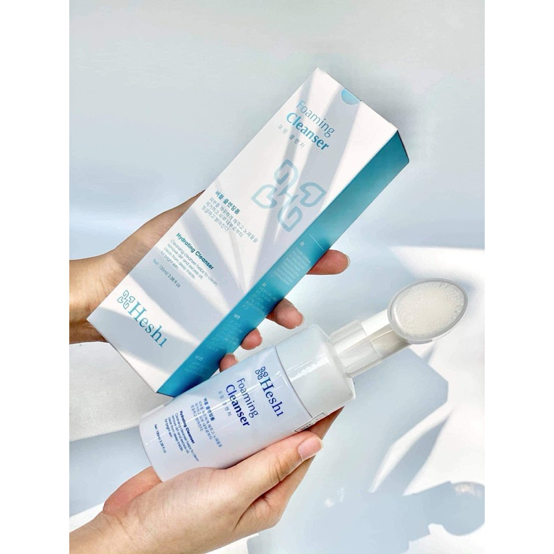 sữa rửa mặt heshi foaming cleanser 100ml chính hãng