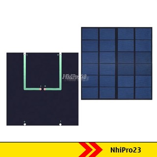 Tấm pin năng lượng mặt trời mini 6v 12v 3w kích thước 145x145cm