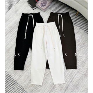 Quần baggy umi mềm co giãn cạp chun dây 3 màu 9625