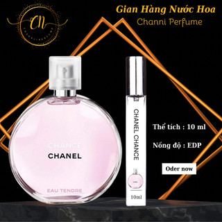 Nước hoa nữ Chanel Chance dầu thơm nữ tính lưu hương lâu chiết 10ml - Channi.perfume