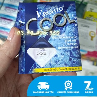 Nhỏ mắt V.Rohto Cool thư giãn tươi mát cho mắt