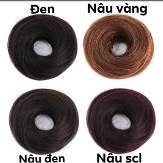 Búi rối Tóc Giả Từ Tóc Thật -Tóc thật 100%