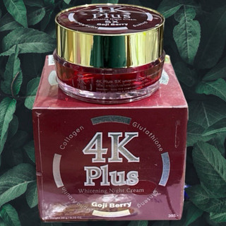 KEM DƯỠNG TRẮNG GIẢM MỤN BAN ĐÊM 4K PLUS ĐỎ 20G CHÍNH HÃNG