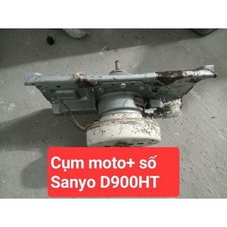 Cụm mô tơ+ số máy giặt sanyo/aqua D900HT