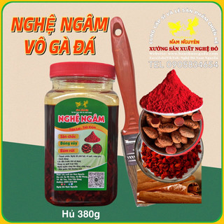 Nghệ ngâm + Cọ vô gà đá hủ 380g tiện dùng, rẻ, bao xài rút, bóng vảy Nam Nguyễn
