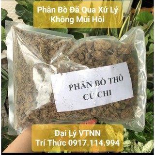 Phân bò khô - phân bò nguyên chất - phân bón thúc cây trồng - phân bò oai mục ủ bằng trichoderma