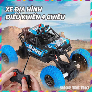 Đồ chơi Xe địa hình điều khiển từ xa 4 chiều TỐC ĐỘ CAO chạy đua, leo dốc vui nhộn cho bé