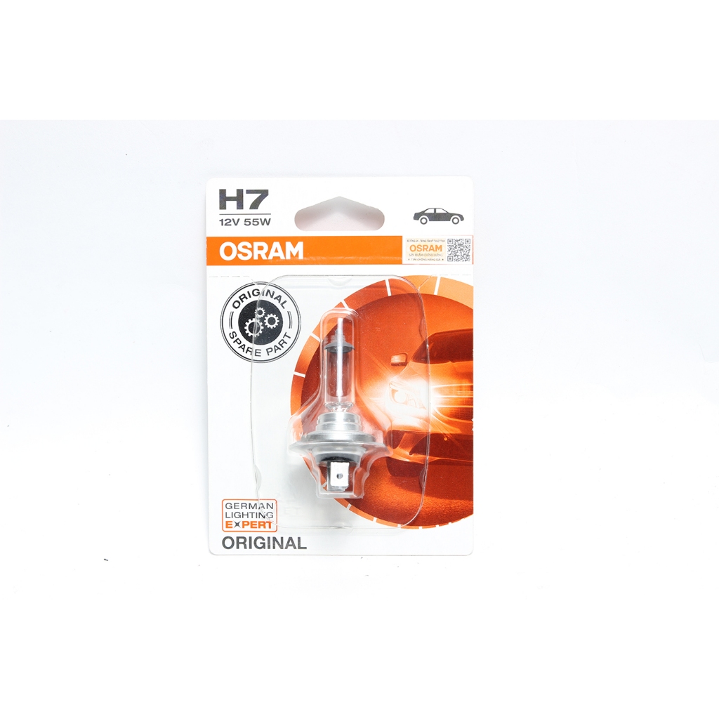 Bóng Đèn Halogen OSRAM Original H7 12V 55W Nhập Khẩu Chính Hãng