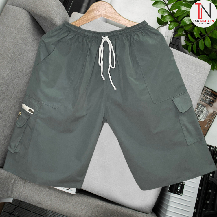 Quần Short Nam .Quần Nam Túi Hộp Vải Cotton (40 đến 90kg) - tannguyen_store